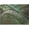 Komoda wysoka HYDRUS Snake 100 cm drewno mango turkusowa Ciemna