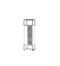 Komoda wysoka LILLE 50 cm biała