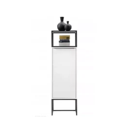 Komoda wysoka LILLE 50 cm biała
