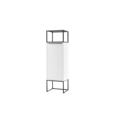 Komoda wysoka LILLE 50 cm biała