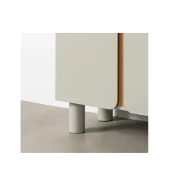 Komoda wysoka MALTA 137 cm taupe