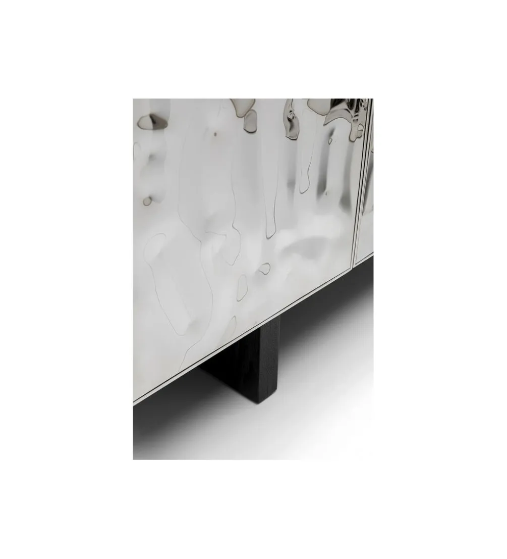 Komoda wysoka NOORK 115 cm drewno mango