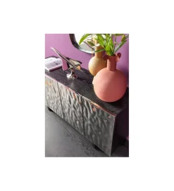 Komoda wysoka NOORK 115 cm drewno mango