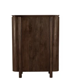 Komoda wysoka SALANO 150 cm drewno mango brązowa