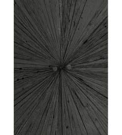 Komoda wysoka Shanil 90 cm drewno czarna