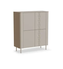 Komoda wysoka TIRANTE 120 cm kaszmir