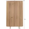Komoda wysoka TOBAGO 180 cm naturalna