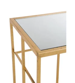 Konsola Bars 120 cm złota
