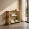 Konsola BELLAMONTE 85 cm drewno teak naturalna