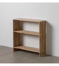 Konsola BELLAMONTE 85 cm drewno teak naturalna