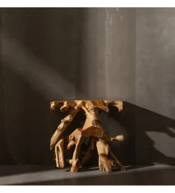 Konsola BESTARMA 80 cm drewno teak