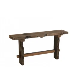 Konsola DEBER 150 cm naturalna brązowa