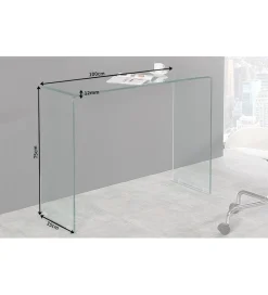Konsola Fantome 100 cm szklana