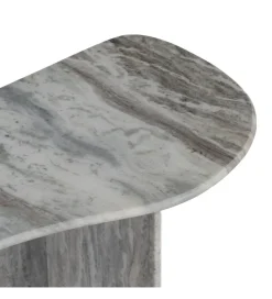 Konsola GERTUR 100 cm marmur szara