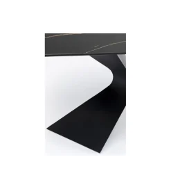 Konsola GLOYRIA 140 cm w optyce czarnego marmuru