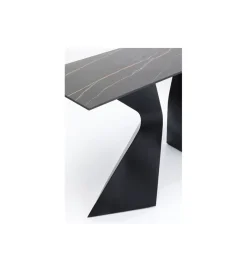 Konsola GLOYRIA 140 cm w optyce czarnego marmuru