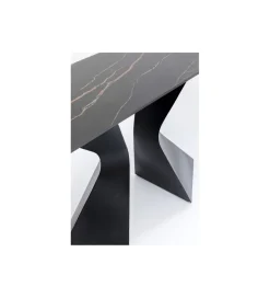 Konsola GLOYRIA 140 cm w optyce czarnego marmuru
