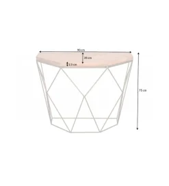 Konsola GORAN 90 cm drewno mango