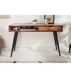 Konsola Industrial 120 cm drewno mango