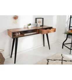 Konsola Industrial 120 cm drewno mango