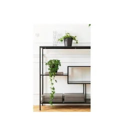 Konsola LOFT 115 x 100 cm czarna
