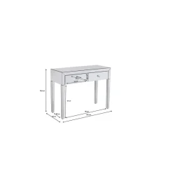 Konsola lustrzana LUXURY 100 cm