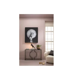 Konsola MIAMI LOFT 120 cm czarna