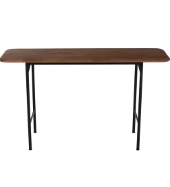 Konsola NEO 140 cm drewno kauczuk brązowa