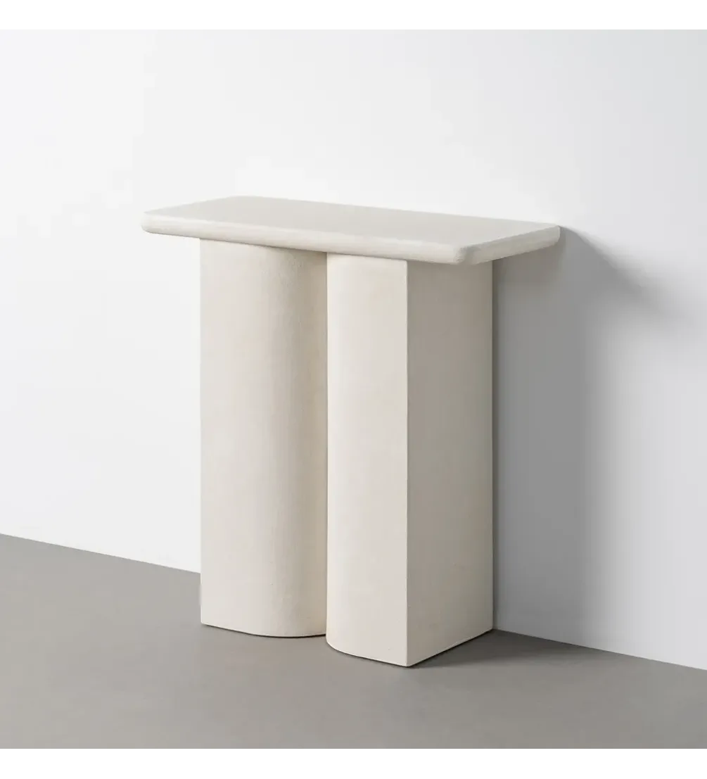 Konsola NERMAN 80 cm biała