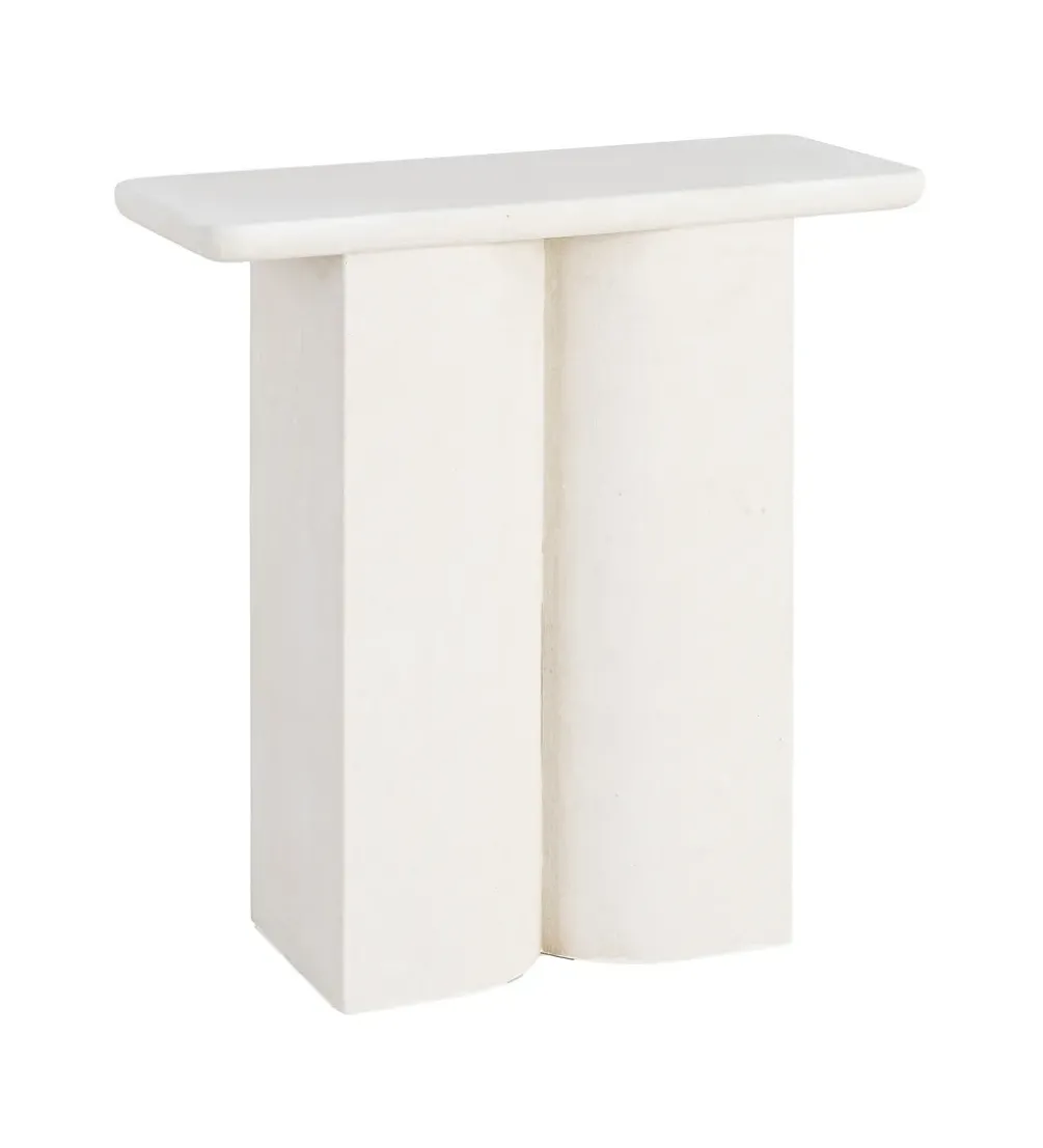 Konsola NERMAN 80 cm biała