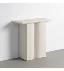 Konsola NERMAN 80 cm biała