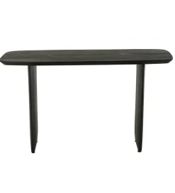 Konsola RETO 130 cm drewno akacja czarna
