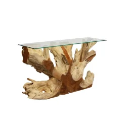 Konsola ROOTS 150 cm drewno teak naturalna