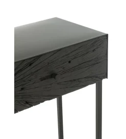 Konsola SHANIL 100 cm drewno czarna