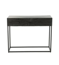 Konsola SHANIL 100 cm drewno czarna