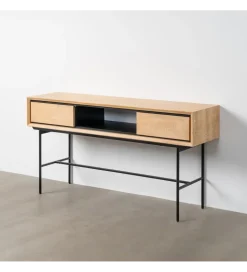 Konsola SINTRA 150 cm drewno kauczuk naturalna