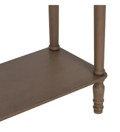 Konsola TEMPU 90 cm drewno sosna brązowy outlet