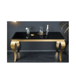 Konsola TRENTINO Modern Barock 140 cm czarna