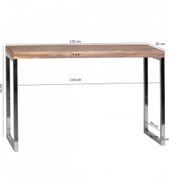 Konsola WOHNLING GUNA 120 cm drewno akacja