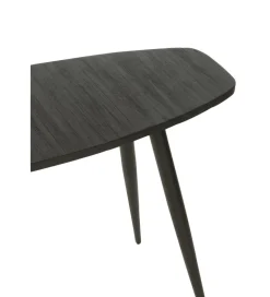 Konsola ZAMBIA 120 cm drewno teak czarna