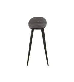 Konsola ZAMBIA 120 cm drewno teak czarna