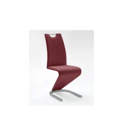 Krzesło AMADO bordowe zestaw 2 sztuk