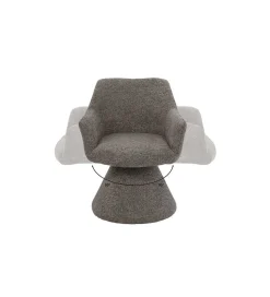 Krzesło AMBIENTO 79 cm obrót 180 stopni brązowe