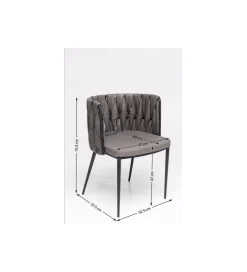 Krzesło Armrest Cheerio z poduszką