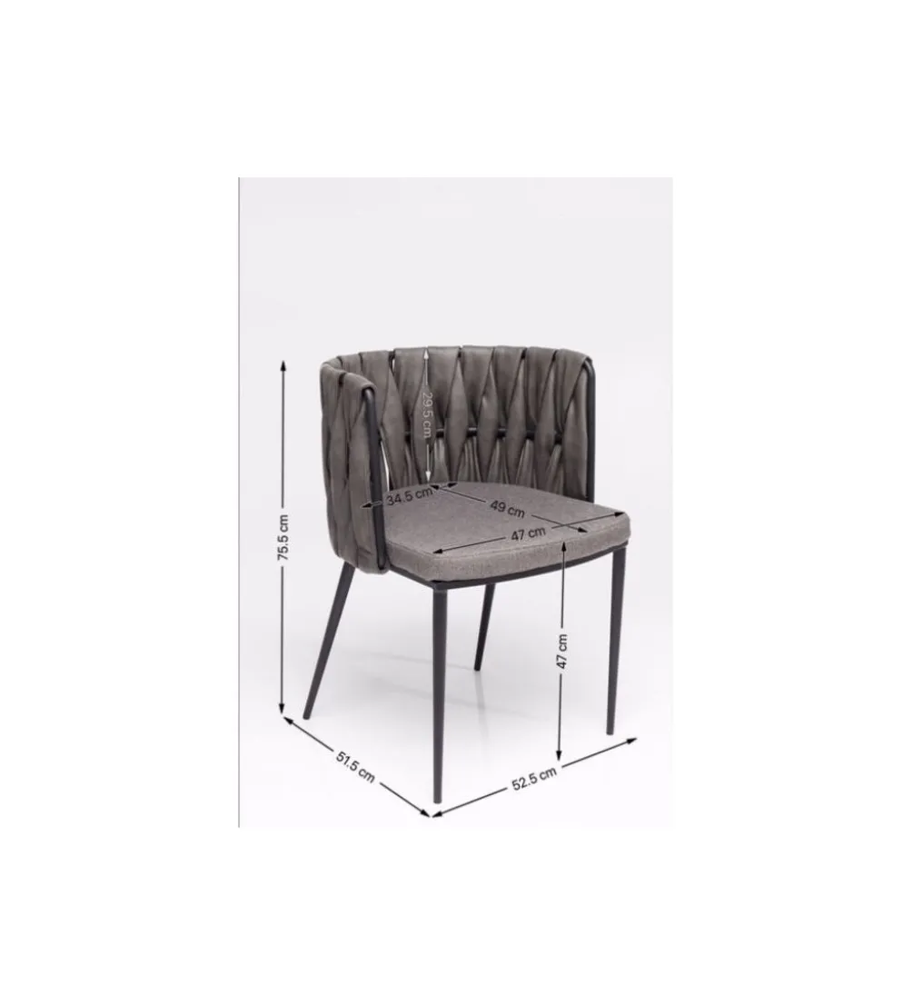Krzesło Armrest Cheerio z poduszką