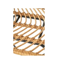 Krzesło barowe rattanowe DAKOTA naturalne