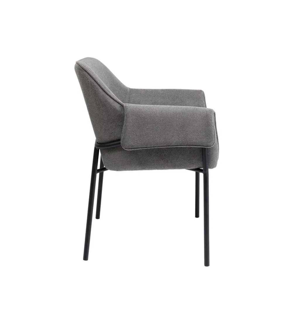 Krzesło BESS 83 cm bouclé szary