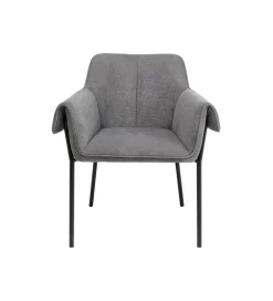Krzesło BESS 83 cm bouclé szary
