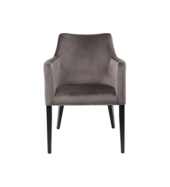 Krzesło BLACK MODE 87 cm welwet szary