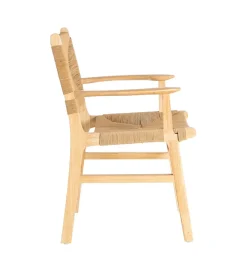 Krzesło BRAZOS 85 cm drewno kauczuk naturalne
